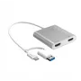 j5create JCA365-N USB-C to Dual HDMI Multi-Monitor Adapter - 3.2 Gen 1 - USB-A & USB-C - 4K 60Hz