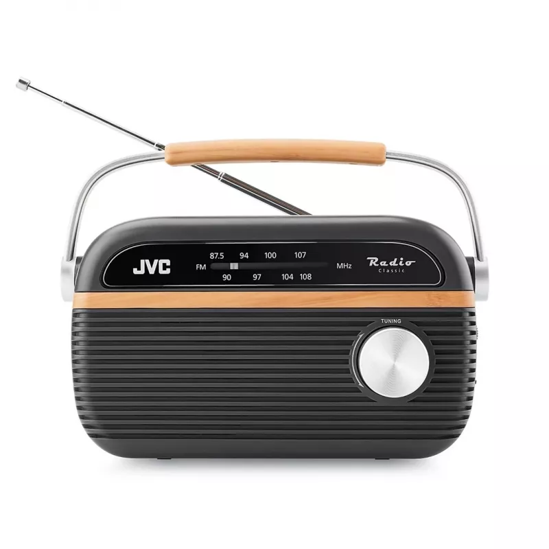 JVC RA-E215G Portable Radio FM/AM Analog Grey