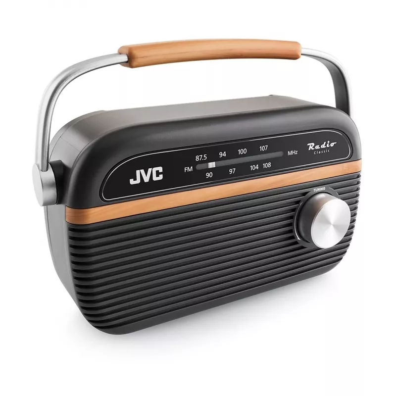 JVC RA-E215G Portable Radio FM/AM Analog Grey