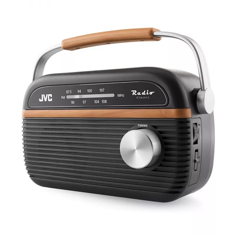 JVC RA-E215G Portable Radio FM/AM Analog Grey