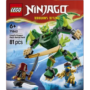 LEGO Ninjago 71862 Lloyd's Dragon Mech Battle Pack Building Blocks