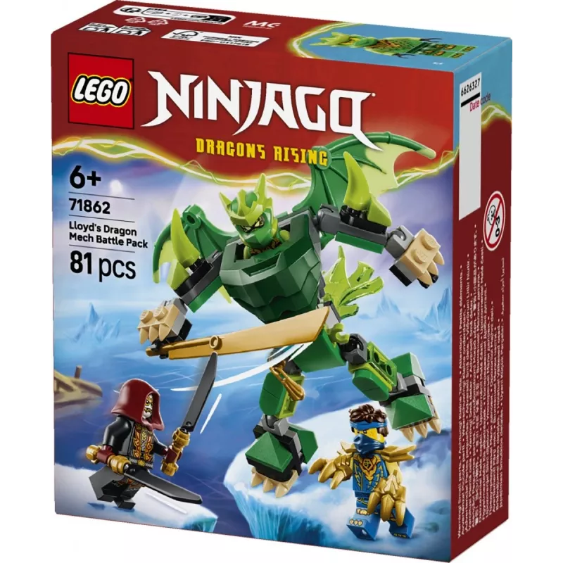 LEGO Ninjago 71862 Lloyd's Dragon Mech Battle Pack Building Blocks
