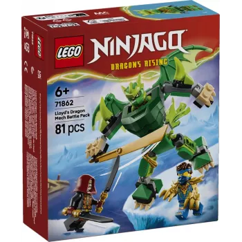 LEGO Ninjago 71862 Lloyd's Dragon Mech Battle Pack Building Blocks