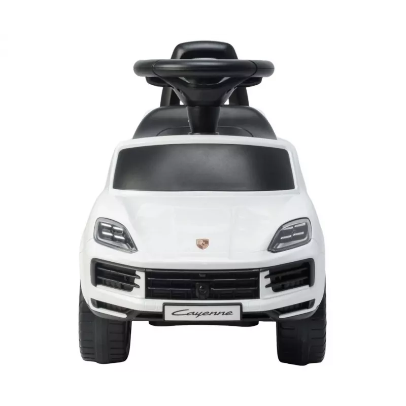 MILLY MALLY Kids Vehicle Porsche Cayenne S White - Electric Ride-On Car with 12V Battery, Remote Control, LED Lights