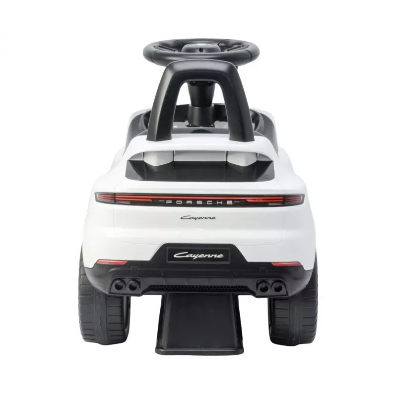 MILLY MALLY Kids Vehicle Porsche Cayenne S White - Electric Ride-On Car with 12V Battery, Remote Control, LED Lights