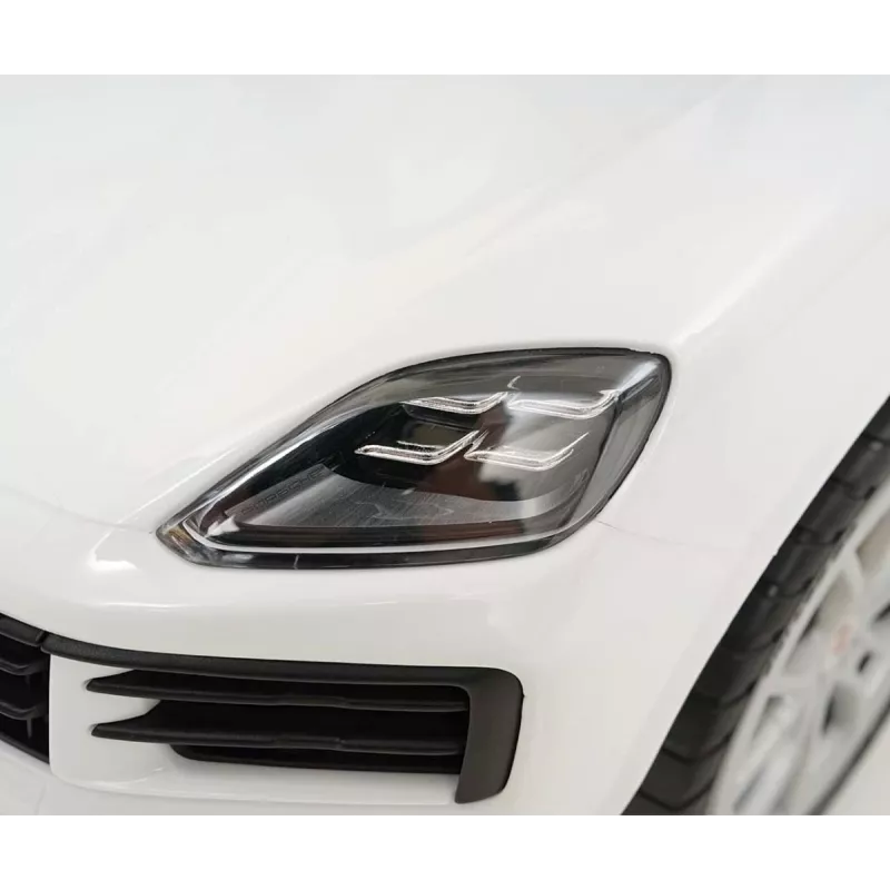 MILLY MALLY Kids Vehicle Porsche Cayenne S White - Electric Ride-On Car with 12V Battery, Remote Control, LED Lights