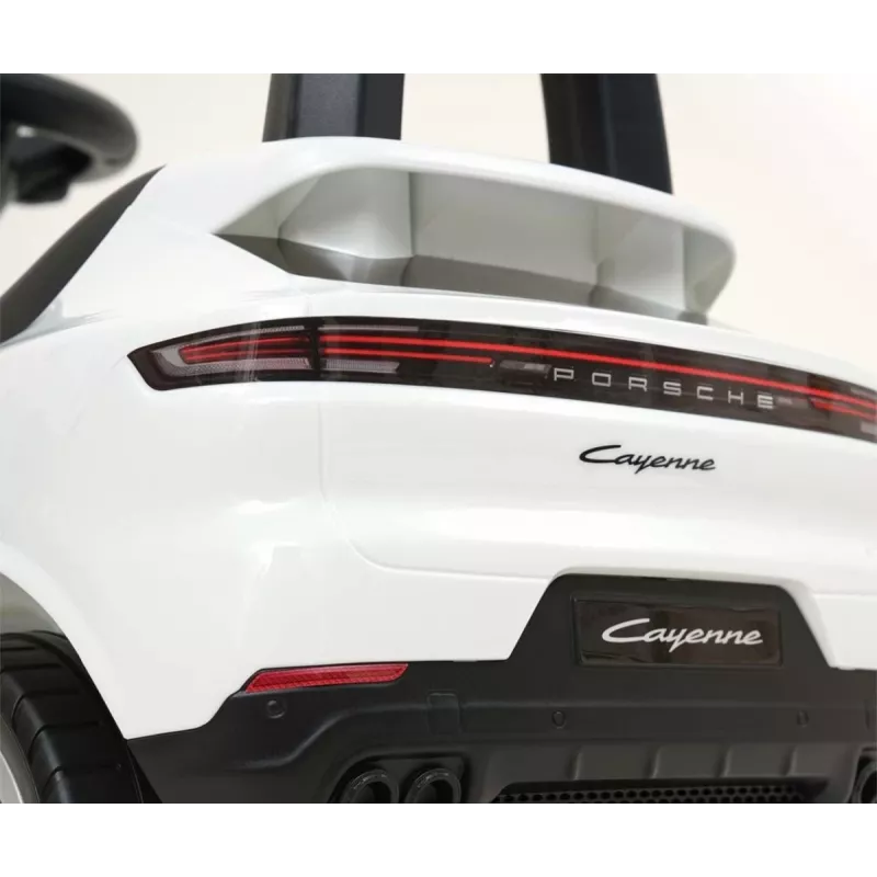 MILLY MALLY Kids Vehicle Porsche Cayenne S White - Electric Ride-On Car with 12V Battery, Remote Control, LED Lights