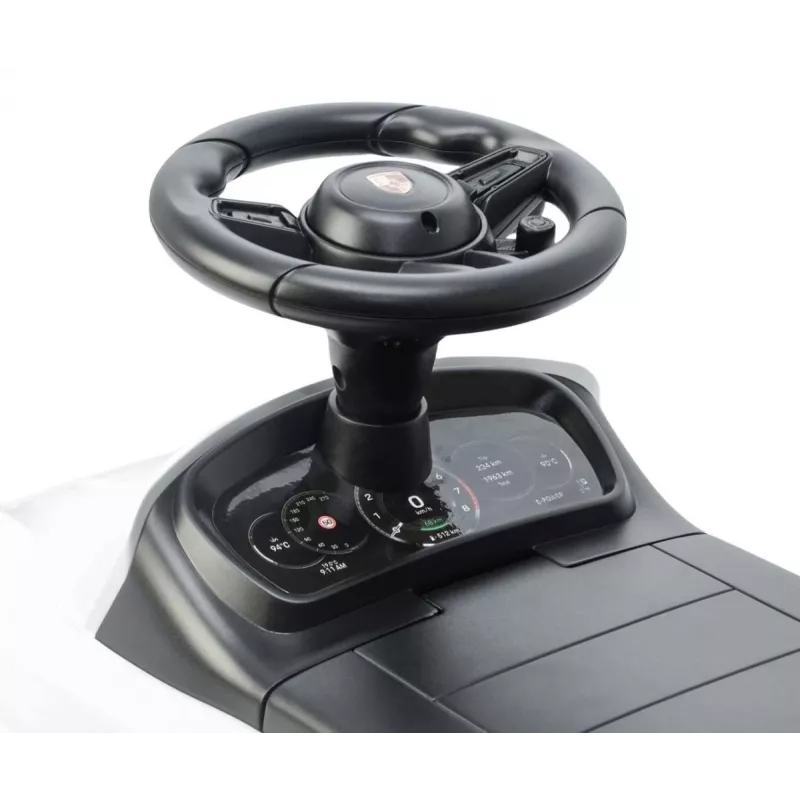 MILLY MALLY Kids Vehicle Porsche Cayenne S White - Electric Ride-On Car with 12V Battery, Remote Control, LED Lights