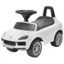 MILLY MALLY Kids Vehicle Porsche Cayenne S White - Electric Ride-On Car with 12V Battery, Remote Control, LED Lights