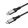 Gembird CCBP-USB4-CMCM240-0.3M Premium USB4 Type-C Charging and Data Cable, 40 Gbps, 240 W, 0.3 m