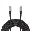 Gembird CCBP-USB4-CMCM240-0.5M Premium USB4 Type-C Charging and Data Cable, 40 Gbps, 240 W, 0.5 m