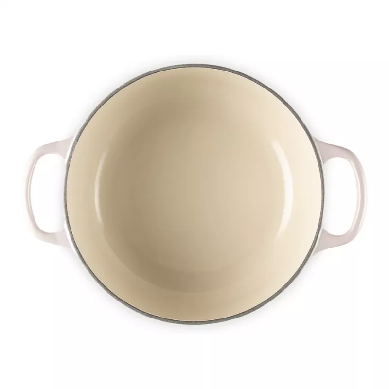 Le Creuset Signature Cast Iron Round Casserole 20 cm Shell Pink