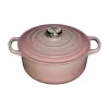 Le Creuset Signature Cast Iron Round Casserole 20 cm Shell Pink
