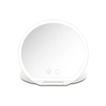 Girmi BE03 Make-up Mirror with LED Lighting, 1x/5x Magnification, Chrome Finish