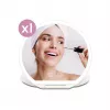 Girmi BE03 Make-up Mirror with LED Lighting, 1x/5x Magnification, Chrome Finish