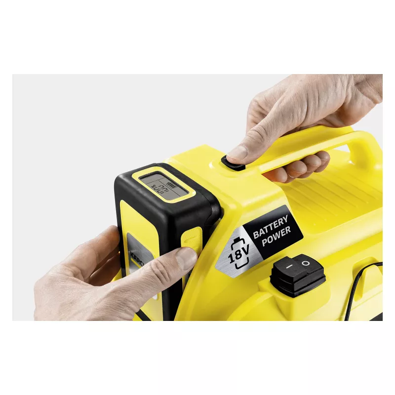 Kärcher WD 1 Compact Battery Set Wet & Dry Vacuum Cleaner, 15L, 1000W