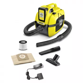 Kärcher WD 1 Compact Battery Set Wet & Dry Vacuum Cleaner, 15L, 1000W