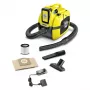 Kärcher WD 1 Compact Battery Set Wet & Dry Vacuum Cleaner, 15L, 1000W