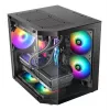 TACENS Mars Gaming MC-3TLITE Mini Tower Black Tempered Glass FRGB Case