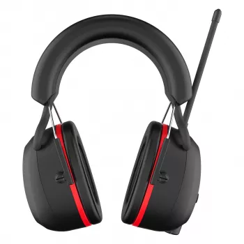 PerfectPro H-40 Ear Protection Construction Headphones with DAB+/FM Radio, Bluetooth 5.2, SNR 30 dB, IPX4, USB-C, Black