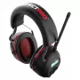 PerfectPro H-40 Ear Protection Construction Headphones with DAB+/FM Radio, Bluetooth 5.2, SNR 30 dB, IPX4, USB-C, Black