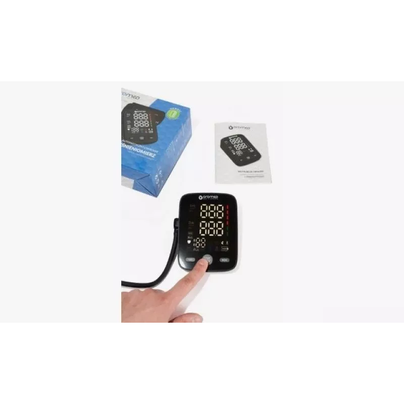 OROMED ORO-N13 COMPACT Upper Arm Blood Pressure Monitor with USB-C, Universal Cuff 22-42 cm, 2x90 Memories, WHO Indicator, Irregular Heartbeat Detection