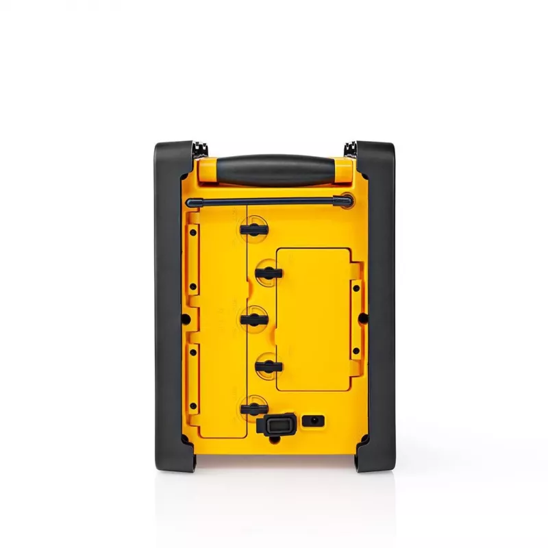 Nedis FM Radio RDFM3100YW - Portable FM Radio with Bluetooth and AUX, IPX5, Yellow
