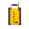 Nedis FM Radio RDFM3100YW - Portable FM Radio with Bluetooth and AUX, IPX5, Yellow