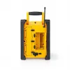 Nedis FM Radio RDFM3100YW - Portable FM Radio with Bluetooth and AUX, IPX5, Yellow