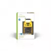 Nedis FM Radio RDFM3100YW - Portable FM Radio with Bluetooth and AUX, IPX5, Yellow