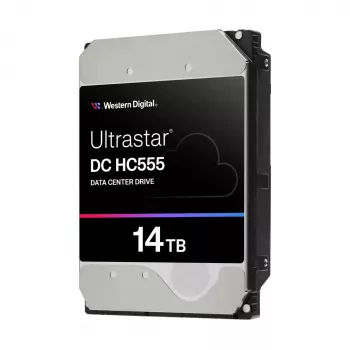 WD Ultrastar DC HC555 14 TB 3.5 inch Internal Hard Drive - SAS 12Gb/s - 7200 RPM - 512 MB Cache - Self-Encrypting Drive (SED)