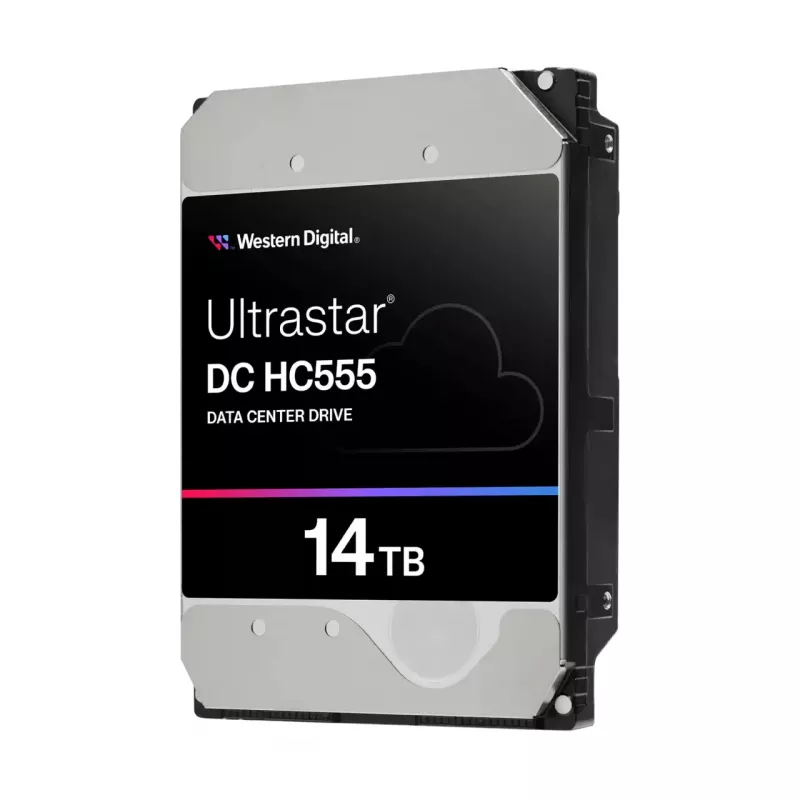 WD Ultrastar DC HC555 14 TB 3.5 inch Internal Hard Drive - SAS 12Gb/s - 7200 RPM - 512 MB Cache - Self-Encrypting Drive (SED)
