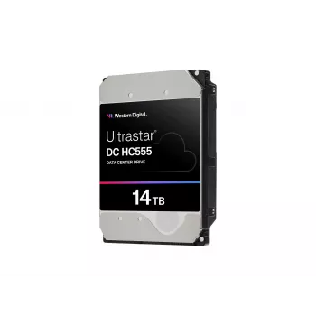 WD Ultrastar DC HC555 14 TB 3.5 inch Internal Hard Drive - SAS 12Gb/s - 7200 RPM - 512 MB Cache - Self-Encrypting Drive (SED)