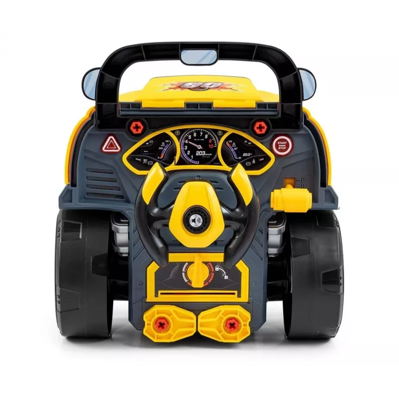 MILLY MALLY Mechanic Workshop Set with Disassembled Engine N-Gine Yellow