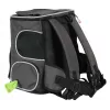 ZOLUX Nomad Pet Carrier Backpack for Dogs and Cats with Laptop Pocket - 33x29x40 cm, Anthracite Grey