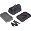 ZOLUX Nomad L Reinforced Pet Carrier Bag for Dogs and Cats, Black, 50x32x29 cm