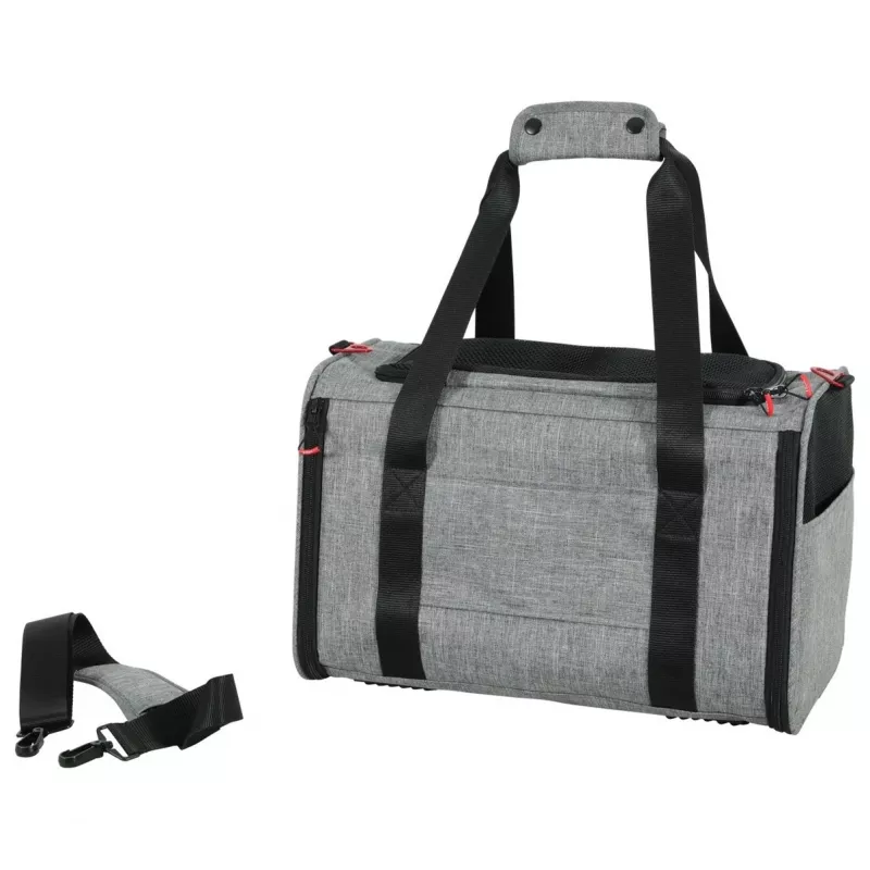 ZOLUX NOMAD M Expandable Pet Carrier Bag 44x28x28 cm Grey
