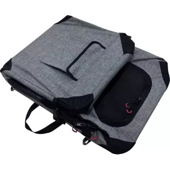 ZOLUX NOMAD M Foldable Fabric Travel Pet Carrier 70x52x52 cm Grey/Black
