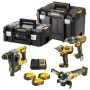 DEWALT DCK428P3T 18V XR 4-Piece Cordless Combo Kit with 3x 5.0Ah Batteries, Charger, and TSTAK Case