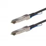 StarTech.com 0.5m QSFP+ Direct Attach Cable - MSA Compliant - 40G QSFP+ Passive Twinax Cable - QSFP to QSFP - Black