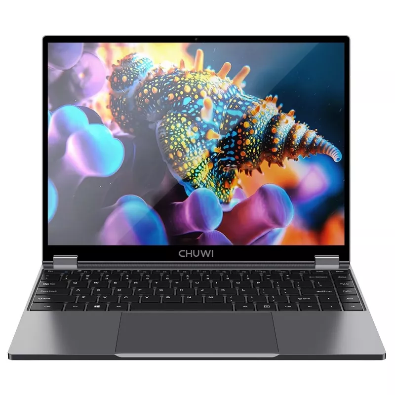 Chuwi FreeBook 2025 N150 13.5 inch 2-in-1 Touchscreen Laptop, Intel N150, 16GB RAM, 512GB SSD, Iron Grey