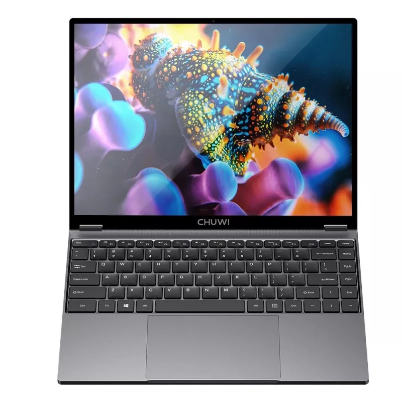 Chuwi FreeBook 2025 N150 13.5 inch 2-in-1 Touchscreen Laptop, Intel N150, 16GB RAM, 512GB SSD, Iron Grey
