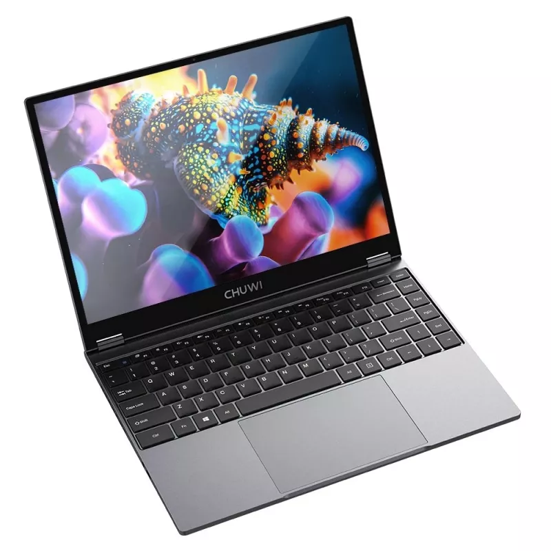 Chuwi FreeBook 2025 N150 13.5 inch 2-in-1 Touchscreen Laptop, Intel N150, 16GB RAM, 512GB SSD, Iron Grey