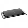 Staub Rectangular Cast Iron Roasting Pan with Lid, Black, Induction Compatible, 38 cm