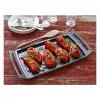 Staub Rectangular Cast Iron Roasting Pan with Lid, Black, Induction Compatible, 38 cm