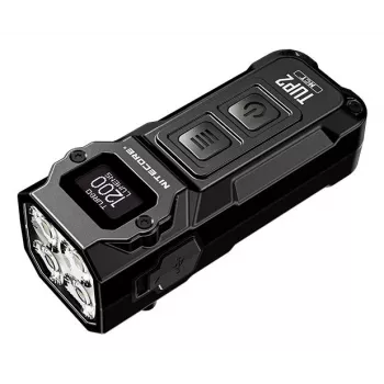 Nitecore TUP2 Keychain Flashlight Black 1200lm USB-C