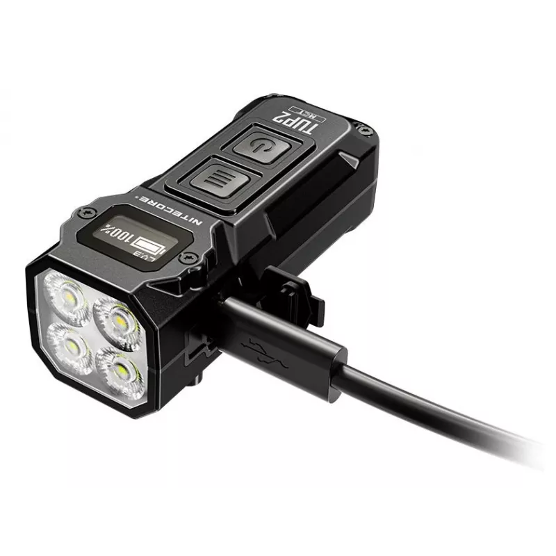 Nitecore TUP2 Keychain Flashlight Black 1200lm USB-C