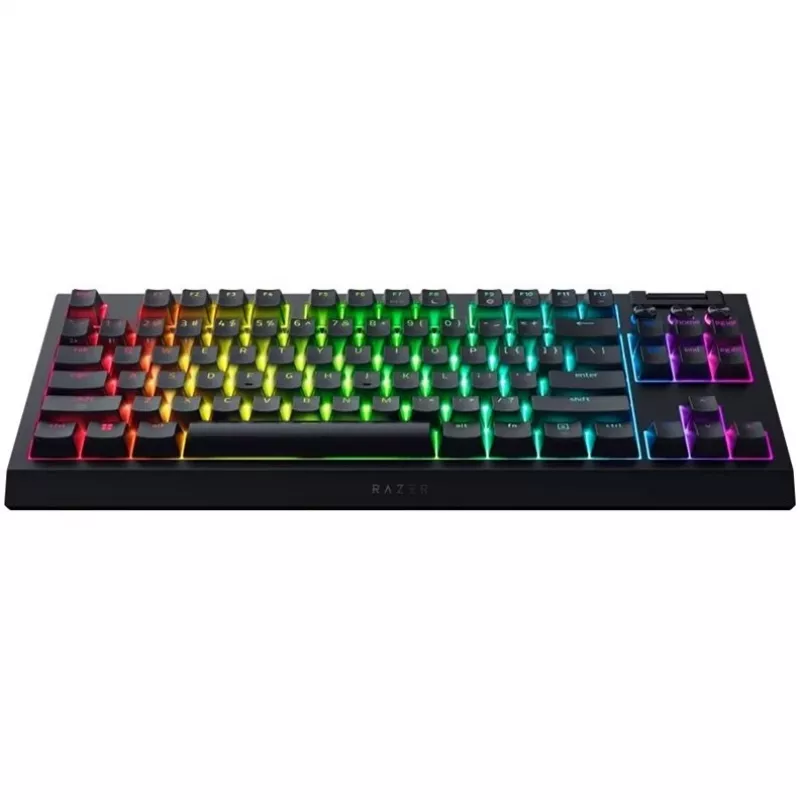 Razer BlackWidow V4 Tenkeyless HyperSpeed Orange Switch Keyboard - US Layout