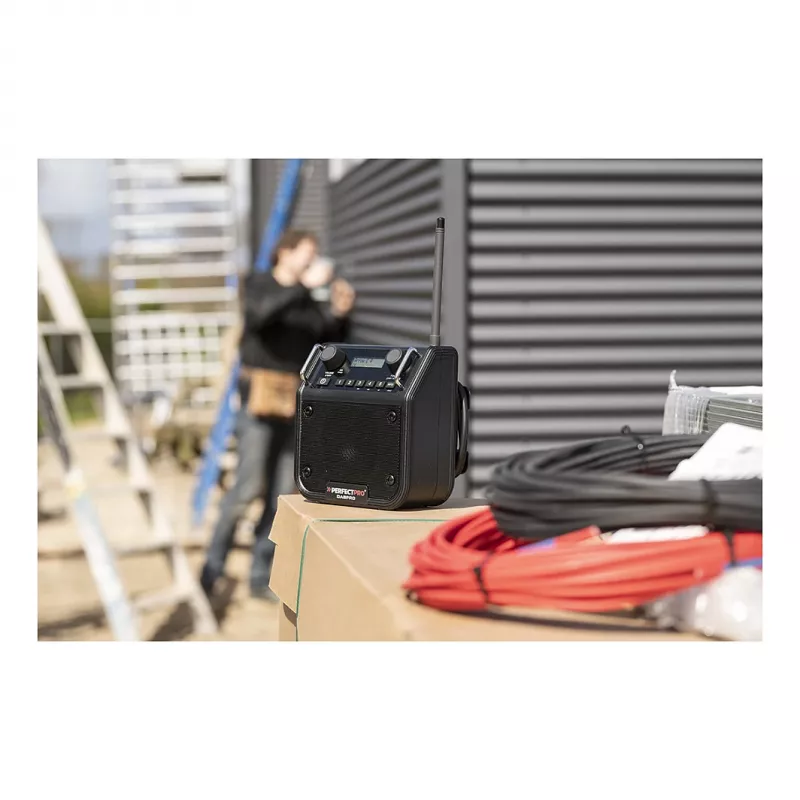 PerfectPro DABPRO Job Site Radio DAB+ FM Bluetooth IP65 Black