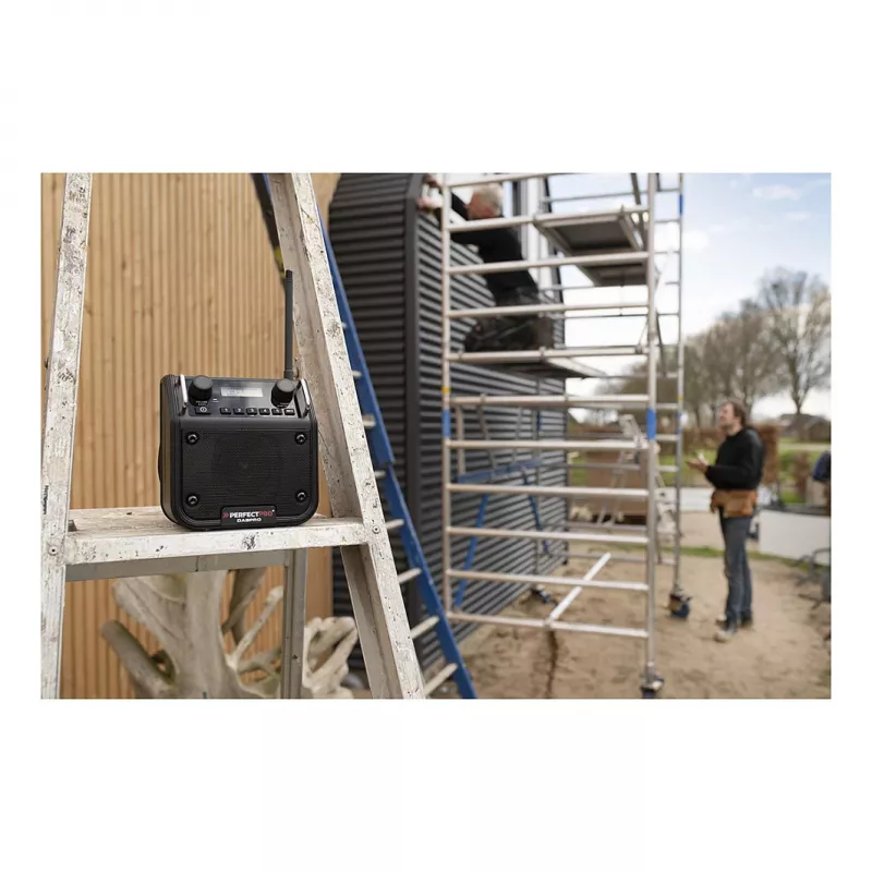 PerfectPro DABPRO Job Site Radio DAB+ FM Bluetooth IP65 Black